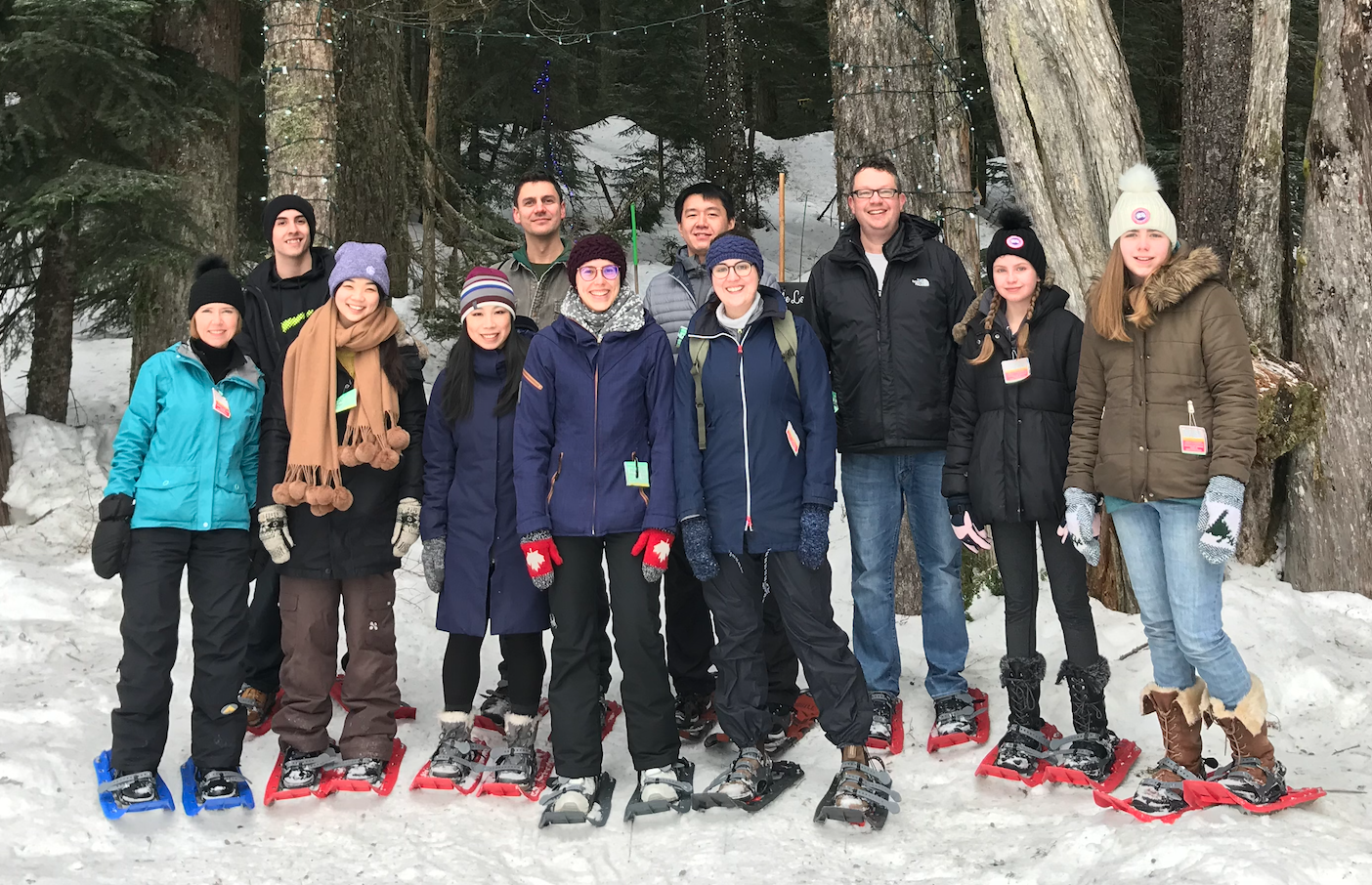 Snowshoeing, February 2020